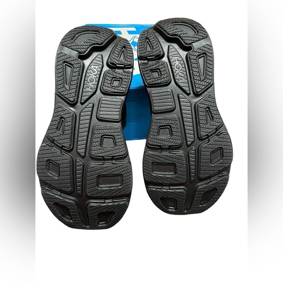 Hoka One One Bondi 9 Shoes Mens Size 10.5D Triple Black 1162013-BBLC NEW - Picture 6 of 10